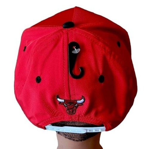 Chicago Bulls Baseball Cap Ultra Game NBA Hologram New with Tags Snapback - Picture 4 of 5