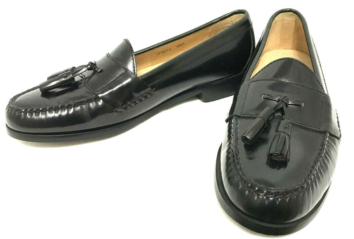 Kirkland Signature Black Patent Tassel Penny Loafers Kirkland Black Tassel Slip on Loafers Size | Mercari main image 3