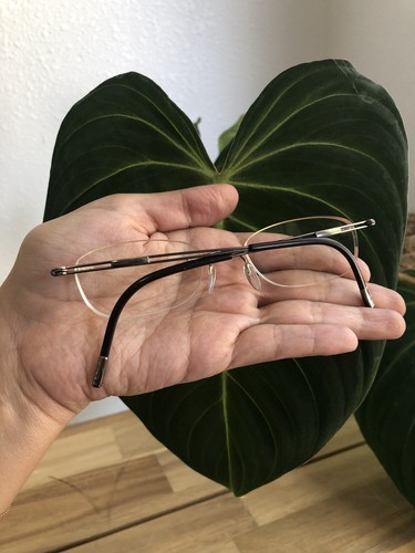 Silhouette 5227 40 6052 19-140 Rimless Titan Eyeglasses Brown Frame Austria - Picture 7 of 9