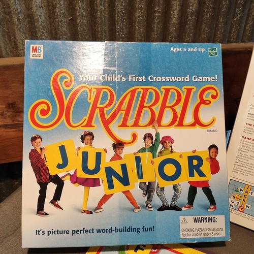 Milton Bradley Hasbro Scrabble Junior Your Child's 1st Crossword Game *Open Box - Picture 2 of 24