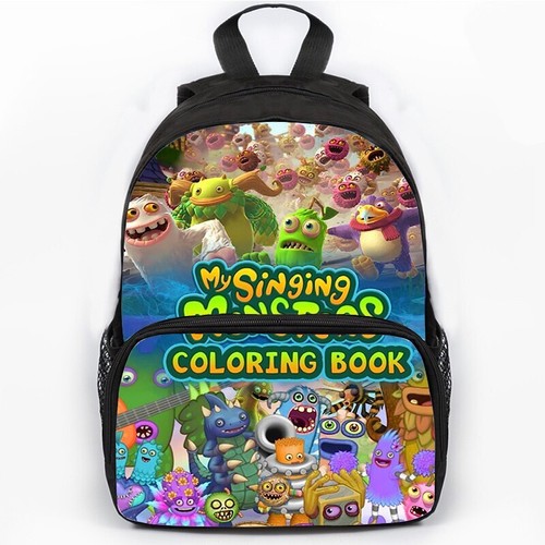 My Singing Monsters Backpack Waterproof Schoolbag Travel Bag Sport Backpacks - Picture 5 of 51