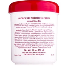 Dinur Cosmetics Hydrocare Soothing Cream Normal Dry Skin 16 oz   