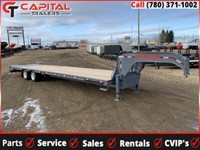 2022 Double A Trailers Gooseneck High Boy Trailer - 102in.x36' (30000GVW)