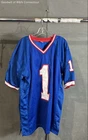 Marv Levy Signed NFL Football Jersey Coach Levy #1 Blue XL Beckett Authenticated