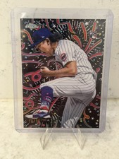 Topps 2024 Chrome Celebración Shota Imanaga Black Refractor Rookie 10/10 Cubs 