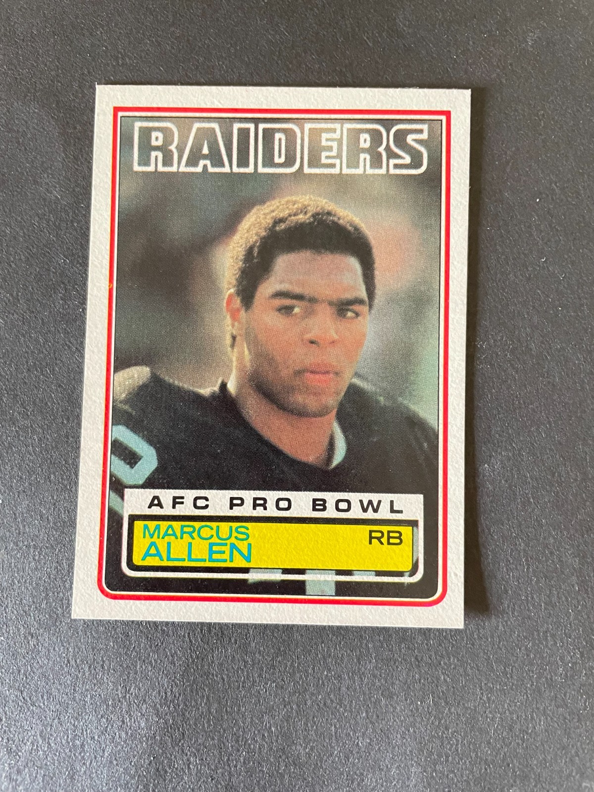 MARCUS ALLEN ROOKIE 1983 TOPPS FOOTBALL #294 OAKLAND RAIDERS