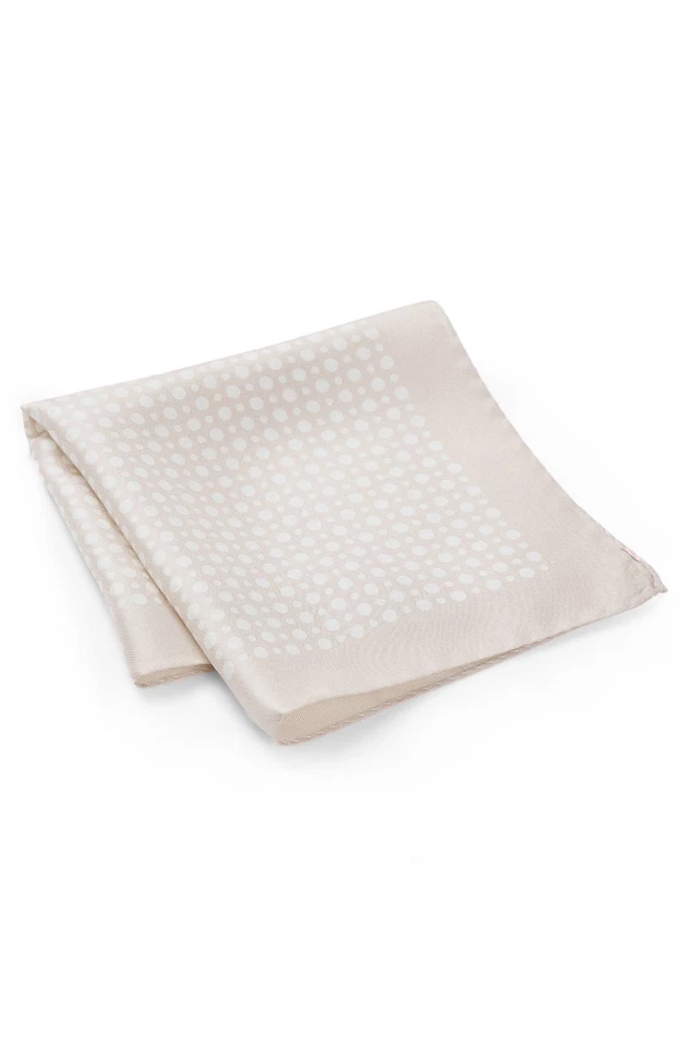 HUGO BOSS Made in Italy 100% SILK Handkerchief Pocket Square - Image 3 of 3
