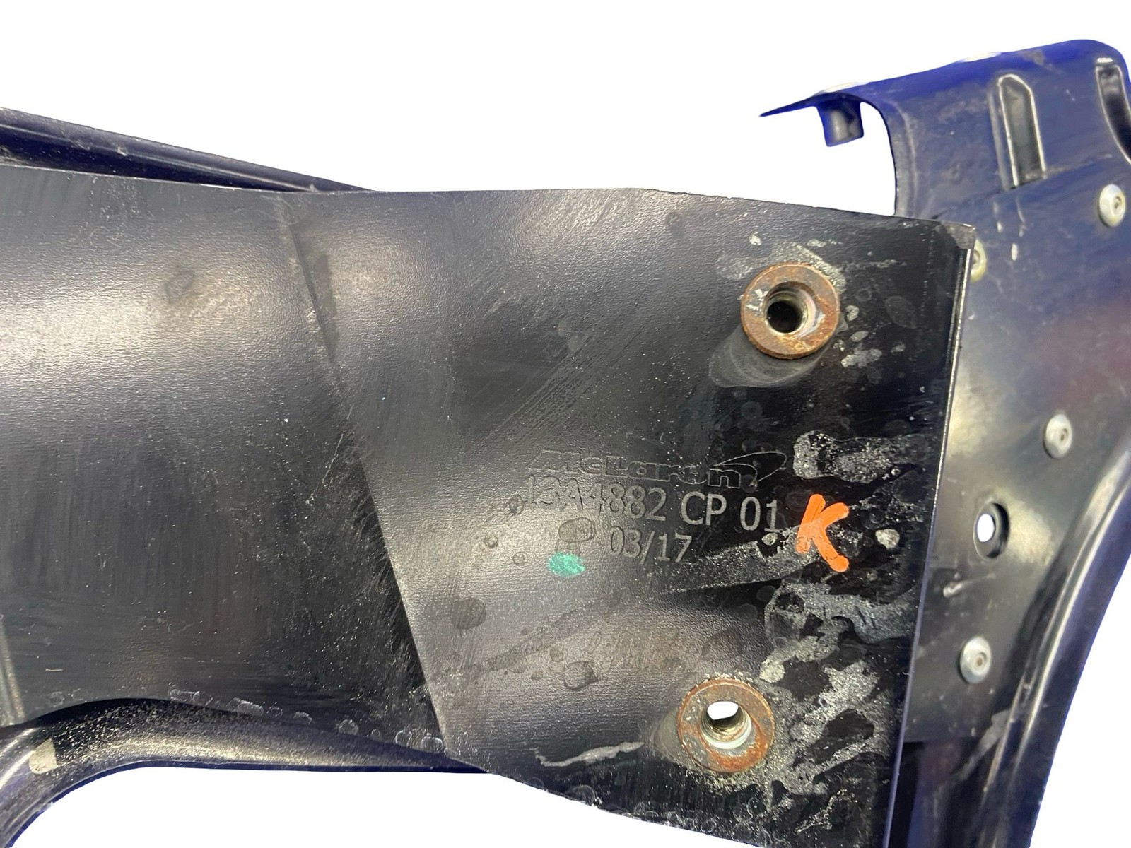 2016-2021 Mclaren 570s Rear Left Inner Quarter Panel Support Mount Bracket