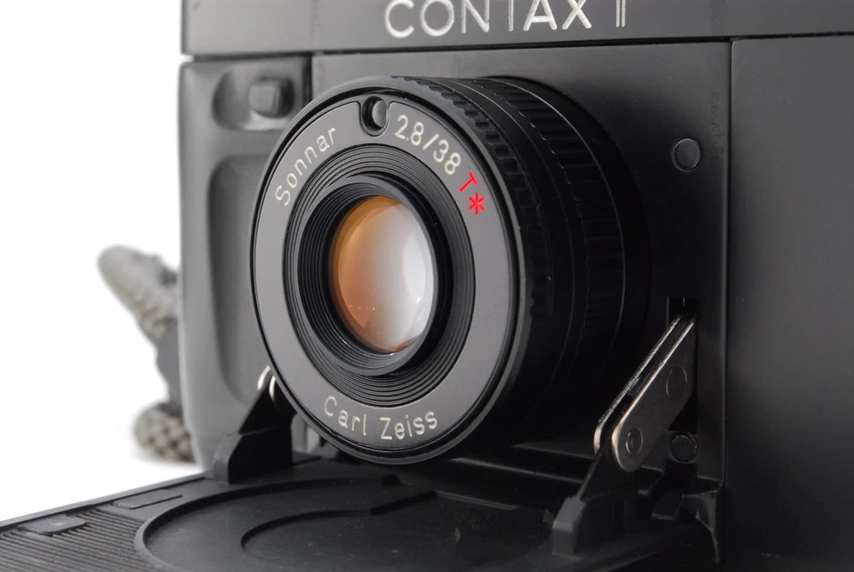 【NEAR MINT】CONTAX T Black Rangefinder 35mm Film Camera From JAPAN - Image 2 of 4