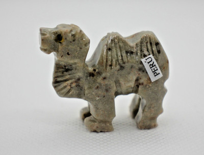 1-3/8'' Hand Carved Stone Soapstone DOUBLE Hump CAMEL Figurine/Fetish/Effigy