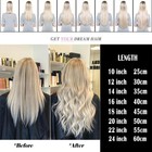 Nano Beads Rings Remy Human Hair Extension Micro Loop Link Balayage 4/613 24in — photo 7