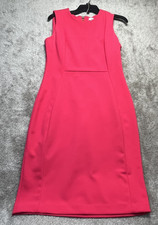 Calvin Klein Hot Pink sheath dress Sz 10 workwear READ