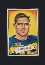 1952 Bowman Small #56 Tobin Rote (VG-EX) (MK) Green Bay Packers
