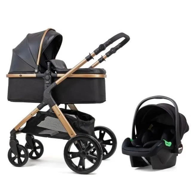 Pixini Arizona 3-in-1 Stroller Black/Gold - - V2194047