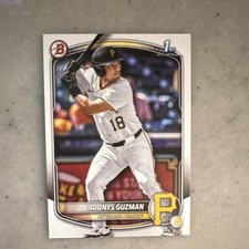 Topps Bowman Draft Chrome 2025 Adonys Guzman 1st Bowman Insert #BDC-126 Pirates