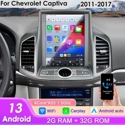 9.7'' Touchscreen Radio Android GPS Navi CarPlay für Chevrolet Captiva 2011-2017