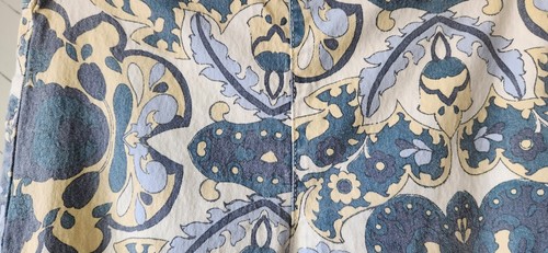 FREE PEOPLE Blue Penny Pull-On Printed Flare Jeans Women's Size 28 - Picture 5 of 8