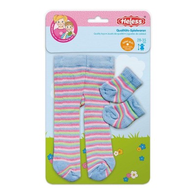 Heless Strumpfhose mit Söckchen Gr. 28-35, 1 Packung, 3-fach sortiert