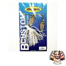 NEW Deps B Custom Double Wheelow Spinnerbait 3/8oz White Carp #12