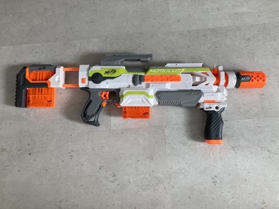 Nerf Modulus ECS-10 mit Zubehör, 2 Magazinen & 24 Darts   voll funktionsfähig