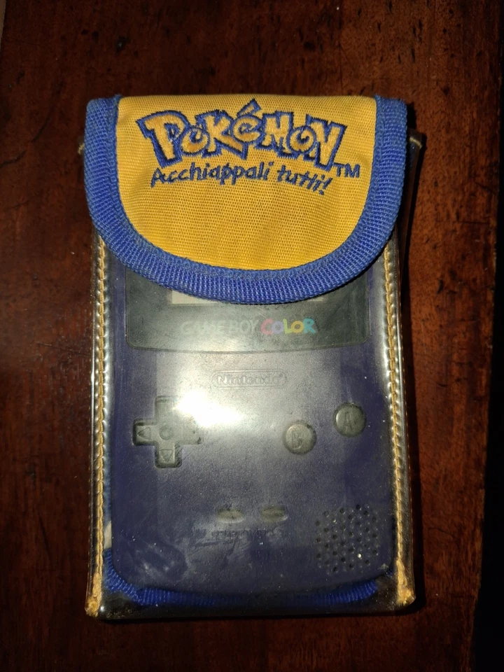 Game boy color Purple, perfetto in tutto + custodia Pokemon 1998, vintage.Tested - Immagine 3 di 4