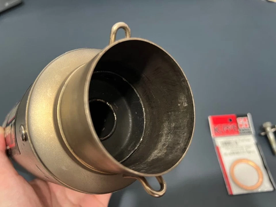 Silenciador SC PROJECT para R6, completo con accesorios, USADO DESDE JAPÓN Foto 2 de 3