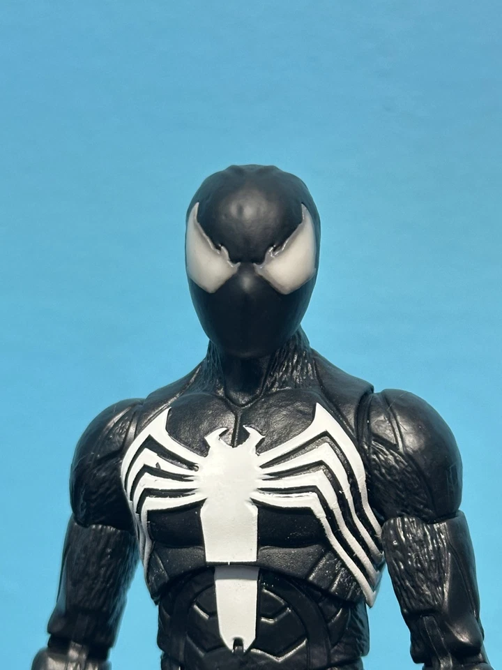 SOLO CABEZA GamerVerse Marvel Legends Simbiote Traje Negro Spider Man 2 PS5 Personalizado Foto 2 de 4