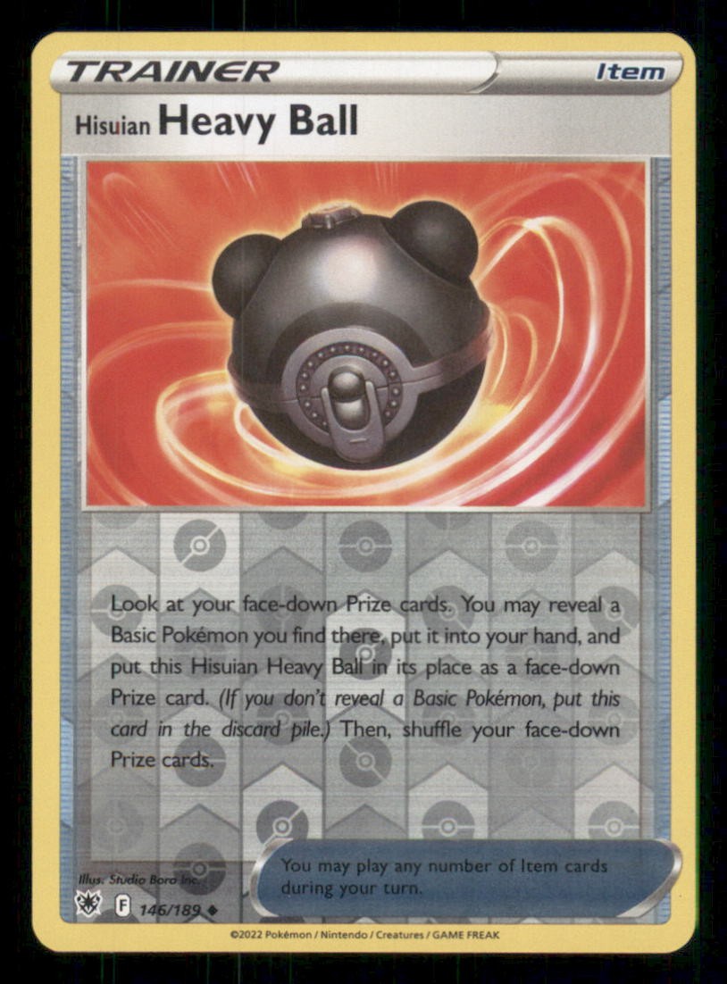 Hisuian Heavy Ball 146/189 Uncommon Astral Radiance Pokemon Reverse Holo NM