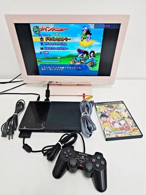 Sony Playstation 2 Slim Black SCPH-90000 Console Set 790 Japan