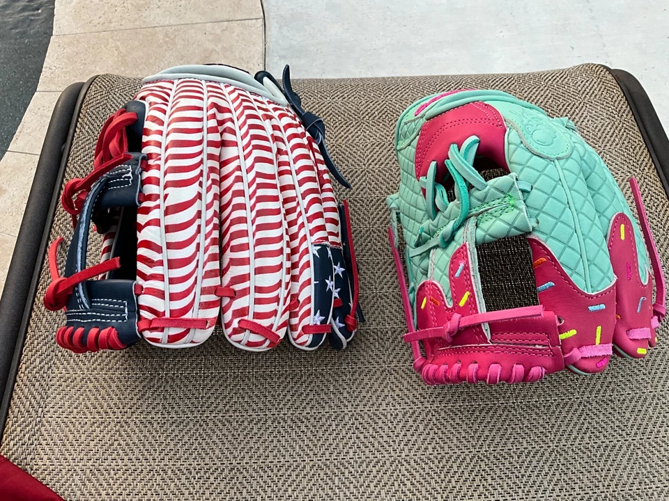 棒球手套 11.5 冰淇淋带洒水,品牌 -MROD,多种颜色 — 第 2/4 张图片