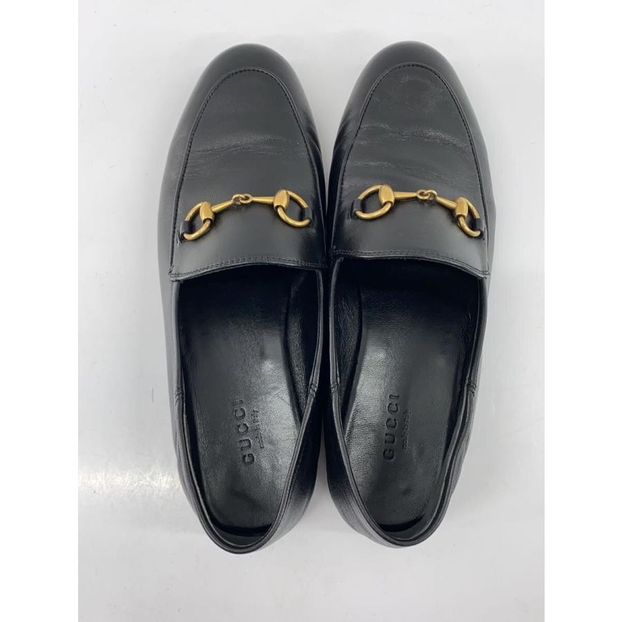 GUCCI Golf Hardware Leather Loafers Dress Shoes Size:36/JP:23 Black 141128K Auth thumbnail 3