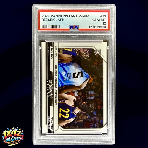 2024 Panini WNBA Caitlin Clark Angel Reese Rivals Rookie Card /2870 PSA 10 GEM