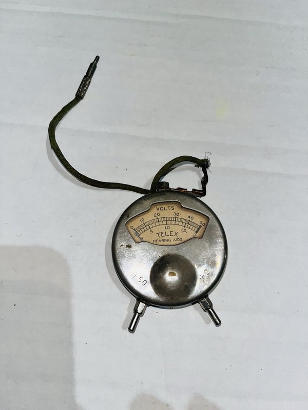 Vintage Telex Hearing Aids Volt Meter/Tester