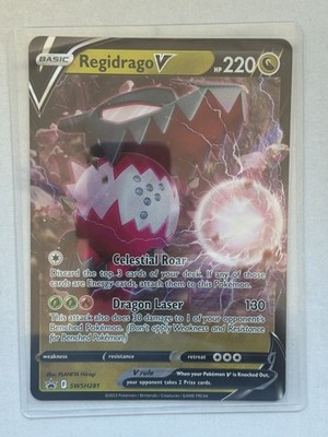 Pokmon TCG Jumbo Card Regidrago V In Penny Sleeve & Top Loader | eBay Pokmon TCG Jumbo Card Regidrago V In Penny Sleeve & Top Loader | eBay