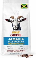 Jamaica Blue Mountain Coffee Beans 1kg Ground Filter Arabica Medium Roast GOAT