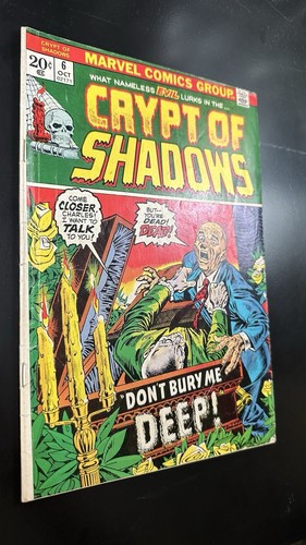 Crypt of Shadows #6 Gil Kane & Ernie Chan Cover Marvel Comics 1973 - Picture 6 of 8