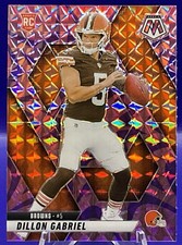 2025 Panini Mosaic - Rookies Dillon Gabriel #332 Reactive Purple Mosaic Prizm...
