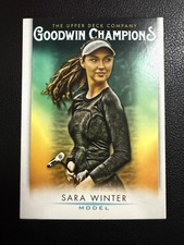 2021 SARA WINTER UPPER DECK GOODWIN CHAMPIONS MODEL CARD #58