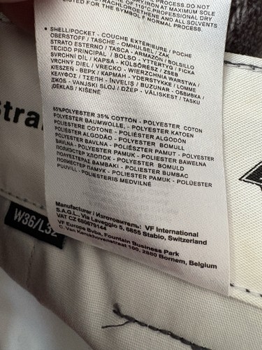 Pantalones de trabajo Dickies 873 ajustados grises rectos W36 L32 nuevos con etiquetas - Imagen 6 de 8