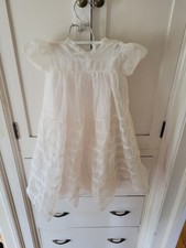 Vintage Christening Gown With Seperate Slip, Tear On Seam
