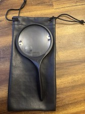 Vintage Bausch  Lomb Magnifying Glass Reading With Black Pouch