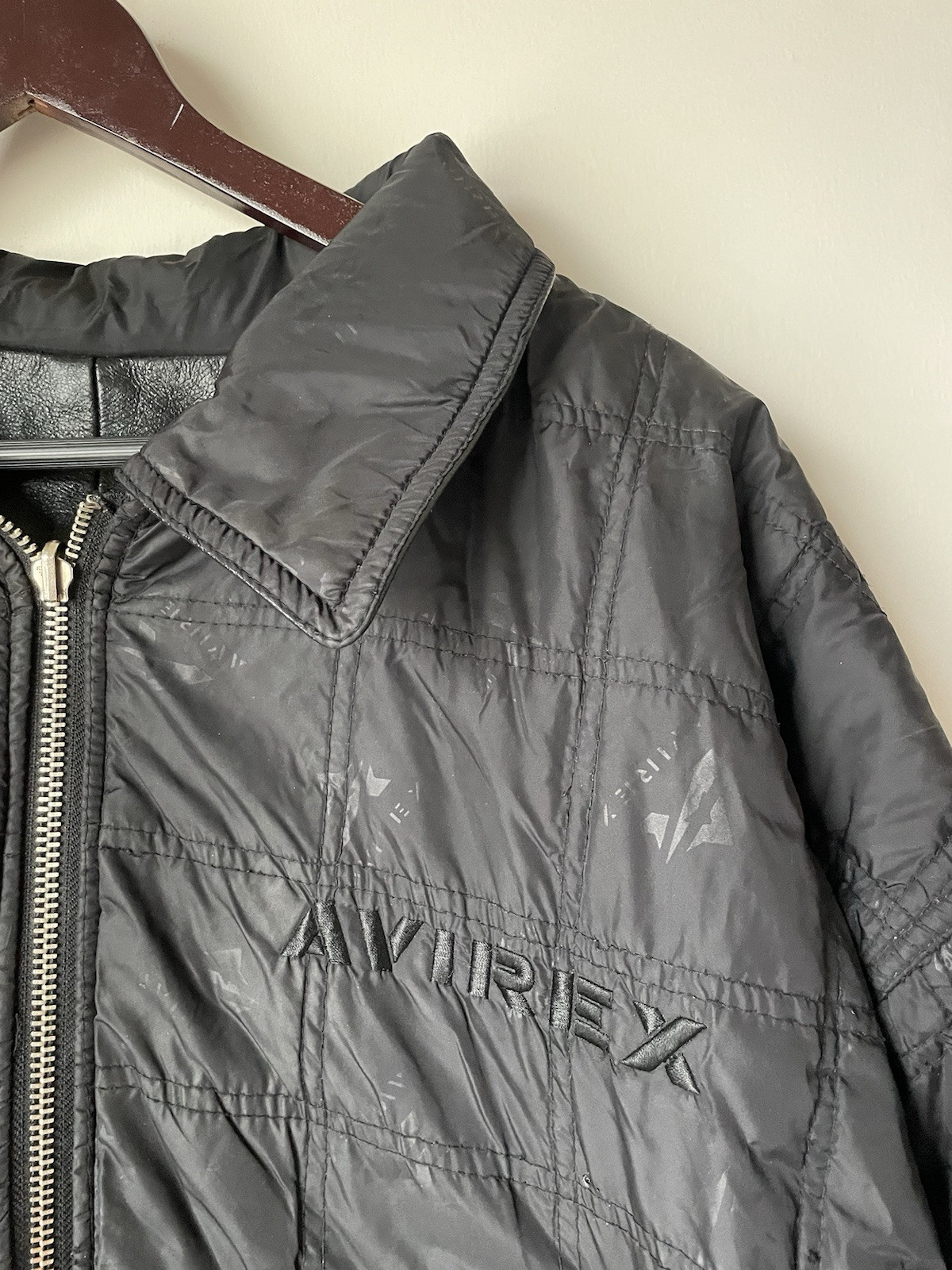 Avirex leather reversible jacket - image 8