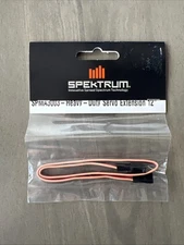 Spektrum Heavy Duty Servo Extension 12" SPMA3003 Gold Plated RC NEW Sealed