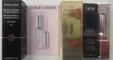 5 Pc Mini Lipstick Gloss Set YSL Dior Armani Lancome Stila SALE HELPS CATS DOGS