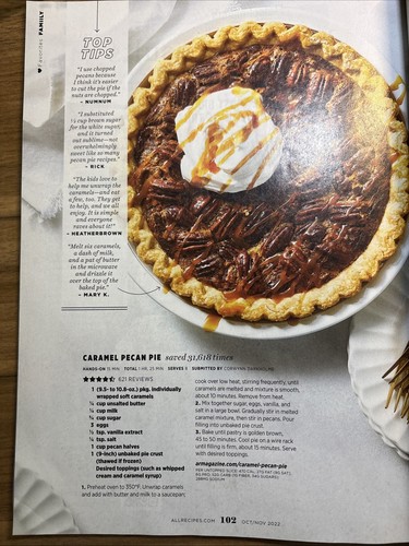 Allrecipes October November 2022 Move Over, Pumpkin!, Foolproof Recipes with Wow - Picture 10 of 11