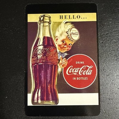 VTG  Sprite Boy  Coca-Cola Advertisement Single Swap Playing Card