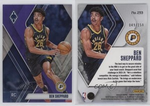 2023-24 Panini Phoenix Rookies Purple /150 Ben Sheppard #253 Rookie RC