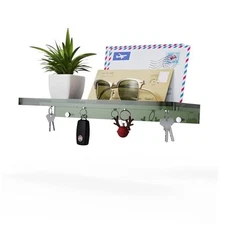 Acrylic Key Holder for Wall Mount, Key Hooks Rack Hanger, Magnetic Instead 