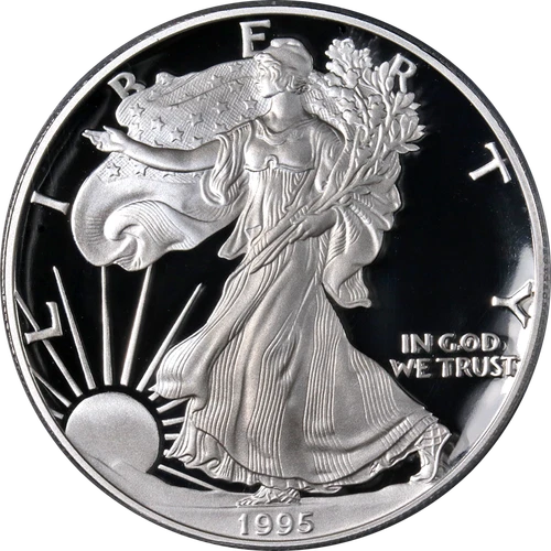 1995-P Silver American Eagle $1 PCGS PR70 DCAM - STOCK