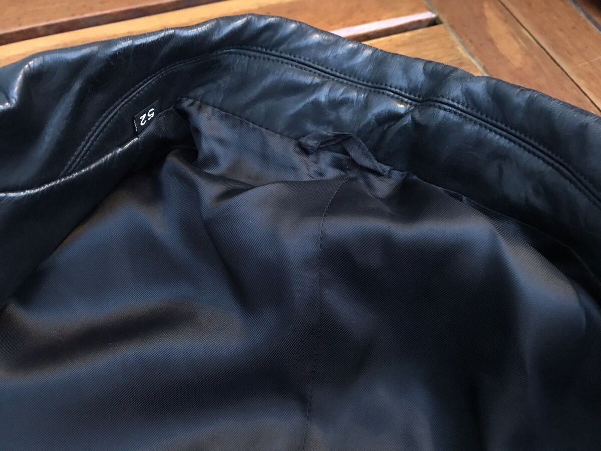 CoSTUME NATIONAL HOMME Vegan Leather Jacket Made in Italy CoSTUME NATIONAL HOMME Vegan Leather Jacket Made in Italy